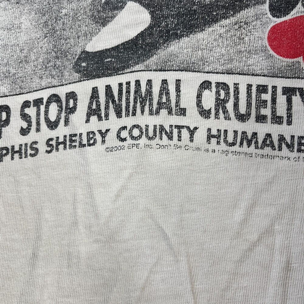 Elvis Presley Don’t Be Cruel To Animals T Shirt Men Large Memphis Humane Society - Picture 3 of 15